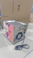 Nieuwe kleine desktop-ijsmachine met melk, roestvrij staal, 1300W - Fruit Smoothie & Yoghurt Roll Maker