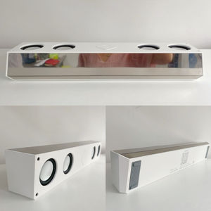 Barra de Sonido A4 <span class=keywords><strong>para</strong></span> Juegos, Altavoz con Batería de 20w, Alarma Personalizada, Reloj Despertador Inteligente con Batería de 24H, Altavoz Estéreo <span class=keywords><strong>para</strong></span> TV con Bajos - Product Image 5