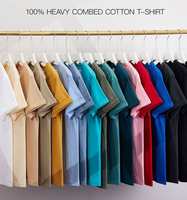 T-shirts d'été pour hommes avec logo personnalisé imprimé, 100% coton 220G, manches courtes unies, écologiques, respirants, coupe ample