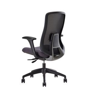 Màu Đen Nhà văn phòng có thể điều chỉnh tay vịn chất lượng tốt nhất Trung trở lại Ergonomic thiết kế lưới Ghế văn phòng - Product Image 5