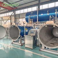 Autoclave Zongon à immersion dans l'eau pour la stérilisation des sachets en aluminium, des sachets sous vide, des bouteilles en PP/HDPE, des salades en boîte, des confitures