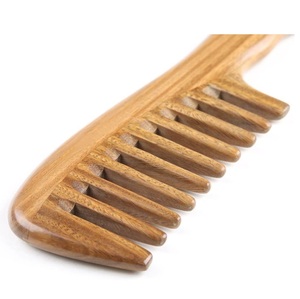 Best Quality Handmade Natural Luxury Rectangle Wooden Comb with Eco-Friendly Anti-Static Feature for Men and Women <b>Beard</b> <b>Care</b> - Product Image 1