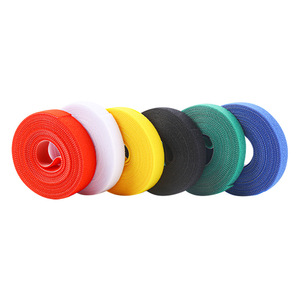 قابلة لإعادة الاستخدام مرة أخرى إلى الخلف شعار مخصص هوك وحلقة حزام النايلون الذاتي قفل Acccept الشريط الخلفي لزجة - Product Image 1