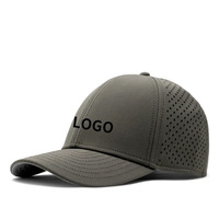 Casquette de baseball sportive imperméable et respirante en nylon velours perforé au laser, 6 panneaux, style Y2K, pour hommes et femmes, tendance plage