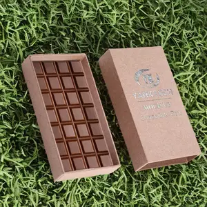 Tombol Aman Tahan Anak Susu Coklat Kemasan Cetak Slide Drawer Kotak Coklat