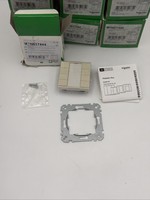 Controlador de Programación PLC MTN617444 KNX con Botón Pulsador de 4 Vías, Acabado Blanco Brillante