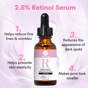 Etiqueta privada vegan anti envelhecimento, anti rugas soro de <span class=keywords><strong>retinol</strong></span> com vitamina niacinamida <span class=keywords><strong>e</strong></span> cuidados com a pele - Product Image 2