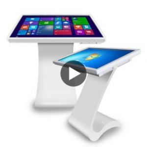 55-Inch Indoor Horizontal Infrared Multi Touch Advertising Kiosk <strong>Display</strong> Monitor Text <strong>Function</strong> for Shopping Malls SDK Included - Product Image 2