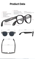 Lunettes Intelligentes IA avec Double Caméra 5MP, Recharge Magnétique, Traduction et Audio en Temps Réel, Lunettes Intelligentes IA avec Caméra