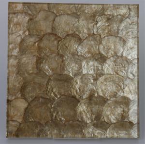 Capiz Shell Laminated Decorative Glass Panel Natural Shell Inlay For Wall <b>Partition</b> Home Interior Decoration - Product Image 1