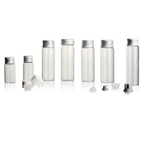 Botol Kaca Diagnostik Transparan TP-1-16 16ml dengan Tutup Anti Bocor dan Tutup Sekrup Aluminium untuk Kemasan Perawatan Kesehatan Pribadi