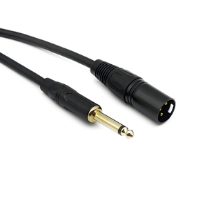 Câble <span class=keywords><strong>RCA</strong></span> mono en métal portable <span class=keywords><strong>XLR</strong></span> vers jack 6,35 mm mâle avec blindage combiné et gaine en nylon PVC pour haut-parleurs et lecteurs DVD - Product Image 5