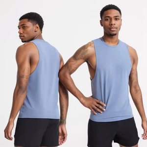 Débardeur de sport pour homme en gros – 86 % polyester, 14 % élasthanne – Idéal pour l'entraînement, le fitness et la musculation - Product Image 2