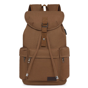 Custom Printed Vintage <b>Large</b> Capacity Canvas Usb <b>Backpack</b> Laptop <b>School</b> Bag <b>Backpack</b> - Product Image 1