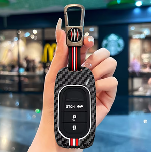 เคสกุญแจรถรีโมทฝาครอบโลหะผสมสังกะสีสำหรับซีวิค เวเซล แอคคอร์ด ฟิต ไพล็อต ซีอาร์วี ฟรีด เอชอาร์วี <span class=keywords><strong>2022</strong></span>-2024 - Product Image 2