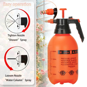 PE Spray <b>Bottle</b> <b>with</b> Pump and Air Pressure Sprayer Large Capacity (1.5L-3L) Cylinder Shape - Product Image 3