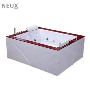 1.8M Grote Capaciteit Hydrotherapie Whirlpools Massage Spa Hot Tub Met 2 Pomp En Houten Paneel