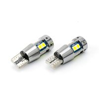 Lampes LED RCJ T10 3030 10SMD Canbus pour éclairage d'ambiance automobile, sans erreur de polarité, sans erreur de phase, DC12V/24V 600LM 6500K, éclairage intérieur de voiture