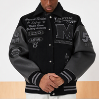 Blouson de baseball personnalisé avec broderie chenille, épais et chaud, pour équipes sportives, vente en gros directe usine