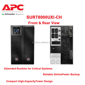 <span class=keywords><strong>APC</strong></span> SURT8000UXI-CH 8000VA/8000W Onduleur monophasé en rack/tour prenant en charge les batteries externes pour l'infrastructure de serveurs d'entreprise - Product Image 1