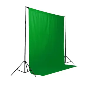 3*6m 100% Baumwolle Green Screen Fotografie Chroma Key Musselin Hintergrund Requisiten Stoff