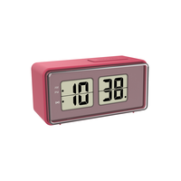 Horloge numérique Alarme Calendrier Température Temps Électronique Bureau Page Tourner Horloge Maison Smart Portable Radio Réveil