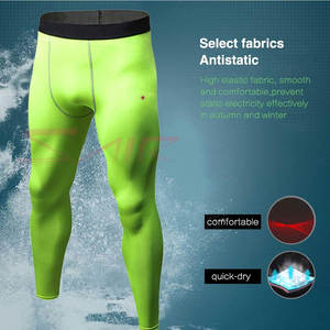 กางเกงเลกกิ้งสำหรับผู้ชายผ้าทอแบบถักมีกระเป๋าผ้ายืดหยุ่นสูงแห้งเร็วใส่สบาย - Product Image 2