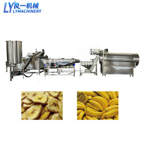 Industriële automatische machine voor het frituren van bananenchips, productielijn voor groene plantainchips, machine voor het maken van bananenchips