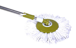 Vadrouille plate en microfibre magique à usage domestique 360 degrés facile à utiliser avec poignée vadrouille magique en cristal sans main 360 avec recharge de vadrouille en microfibre - Product Image 5