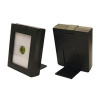 Boîte de présentation couverte avec support pour bijoux en diamant, pierres précieuses, expositions en magasin, organisateur de rangement portable en plastique
