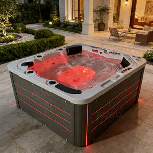 Jacuzzis y Salas de Sauna, Jacuzzi Exterior para 6 Personas, Jacuzzi para Autocaravana, Panel Exterior para Jacuzzi, Mejor <span class=keywords><strong>Spa</strong></span> para Nadar - Product Image 1