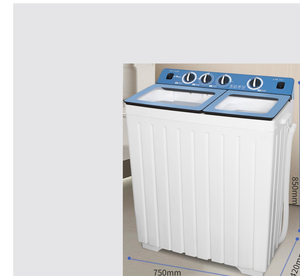 Nueva condición de calidad, bañera doble blanca, carga superior, lavadora/secadora eléctrica automática todo en uno, capacidad de 15kg controlada por aplicación - Product Image 1