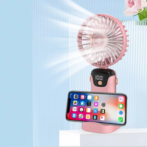 Ventilador de Cuello Plegable N15 con Pantalla Digital, Puerto de Carga USB, Ventilador de Escritorio, Precio de Fábrica - Product Image 1