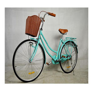 Stock de fábrica, <span class=keywords><strong>bicicleta</strong></span> híbrida de cercanías para mujer, <span class=keywords><strong>bicicleta</strong></span> de Ciudad de una sola velocidad de 24/26 pulgadas con horquilla de acero, versátil <span class=keywords><strong>paseo</strong></span> para mujer - Product Image 1