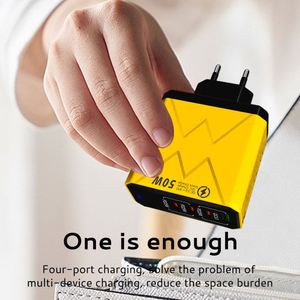 Hot Selling EU UK US <b>Plug</b> 50W USB A+Type C Fast Charging Charge Power <b>Adapter</b> for Mobile Phone - Product Image 6