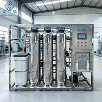 Machine à eau alcaline industrielle, système d'osmose inverse, pompe RO commerciale, machine de purification d'eau pure, 1000L/heure