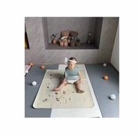 Tapis de jeu pour bébé avec carte des animaux de qualité supérieure pour l'activité des nourrissons
