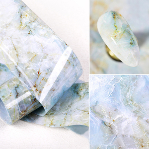 3D estilo francés patrón <span class=keywords><strong>de</strong></span> mármol Nail Art papel <span class=keywords><strong>de</strong></span> transferencia Halo Color pintura estrella transferencia <span class=keywords><strong>uñas</strong></span> pegatina transferencia pegamento Decoración - Product Image 3