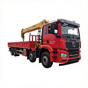 Camion-grue SHACMAN 8*4 avec grue Xugong 16T à flèche en 5 sections pour la levée de charges lourdes dans les infrastructures urbaines et rurales - Product Image 1