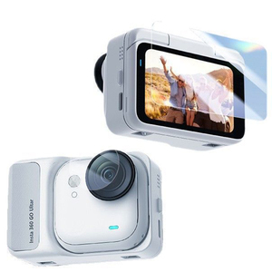 Pellicola Protettiva in Vetro Temperato KAMPHO per Insta360 Go Ultra, Protezione PE per Action Camera Sportiva Insta 360 GO Ultra - Product Image 1