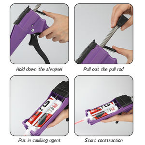 <span class=keywords><strong>Pistolet</strong></span> à mastic robuste en acier inoxydable, anti-fuite, pour l'application de coulis de carrelage, d'époxy et de <span class=keywords><strong>silicone</strong></span> - Product Image 4