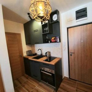 Modern Hotel Apartment Modular All One Kitchenette Acrylic Melamine Custom Wood Veneer Sink Faucet <strong>Small</strong> <strong>Kitchen</strong> <strong>Cabinet</strong> Hinge - Product Image 5