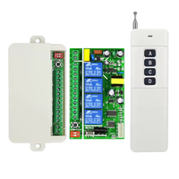 Motores Universales para Puertas de Garaje de 4 Canales, Interruptores de Control Remoto, Transmisor y Receptor de RF de 433 MHz, Relé de 433 MHz