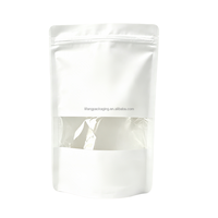 Sachets refermables personnalisés avec fenêtre transparente, pochettes laminées à fermeture éclair pour noix, snacks et bonbons