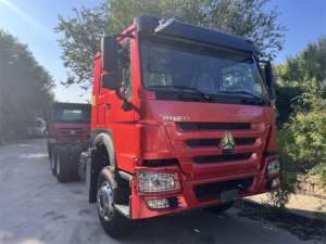 Sasis panjang truk Sinotruk HOWO 6*4 sasis truk kargo 400hp mesin Diesel - Product Image 5