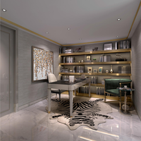 Service de conception d'aménagement intérieur haut de gamme pour villas et maisons de luxe modernes