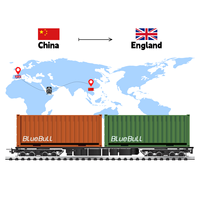 Transporteur Chine vers Royaume-Uni UE DDP DDU par train Service de logistique internationale Sea Air Express Agent de transport de marchandises