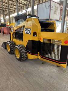 Minicargadora usada de 3 toneladas Cat246D en stock, máquina de movimiento de tierras de segunda mano de alta calidad, Cat246D - Product Image 6