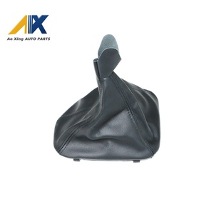 New Black Leather <strong>Gear</strong> <strong>Knob</strong> Cover for General Standards Manual Shift Collar Boot with Frame Compatible - Product Image 5