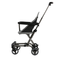 Poussette légère multifonctionnelle pour bébé Landau compact et portable Grand arrière pliable pour enfants de 3 ans